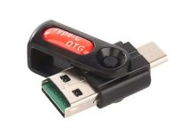 رم ريدر و OTG تايپ سی مدل KM-39