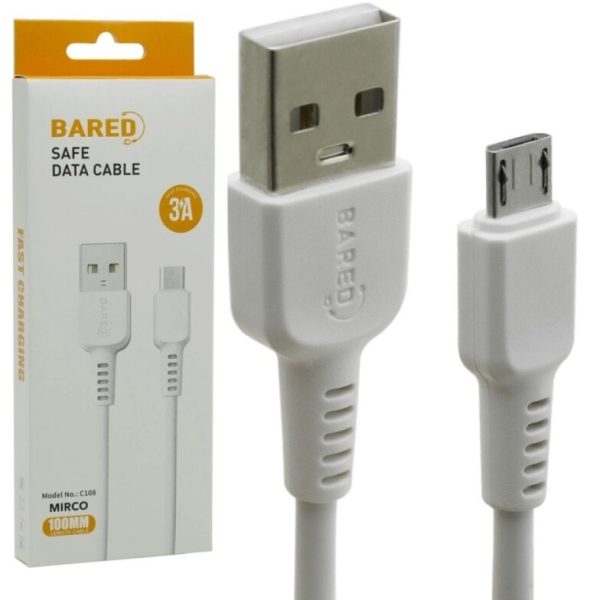 کابل شارژ و دیتا میکرو فست Bared c108