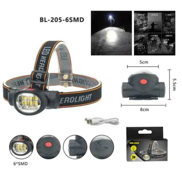 چراغ پیشانی هدلایت مدل bl 205