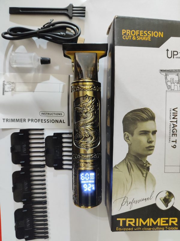 ماشین اصلاح سر و صورت Vintage T9 نمایشگر دار