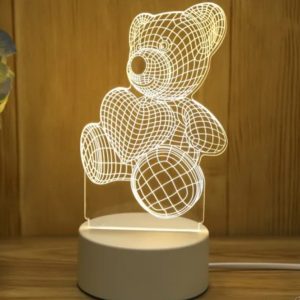 چراغ خواب سه بعدی طرح خرس