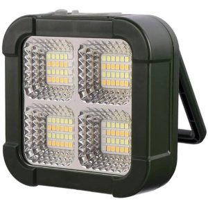 پروژکتور شارژی و خورشیدی آهنربادار مدل QZ-D02