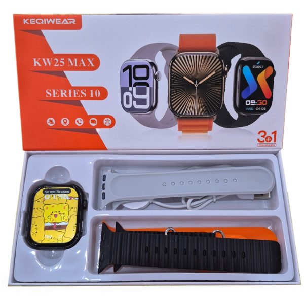 ساعت هوشمند KEQIWEAR مدل KW25 Max Series 10