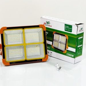 پرژکتور شارژی 1200 وات برند PAMA (خورشیدی 4 باتری)