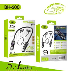 هندزفری گردنی نمایشگر دار برند bk مدل bh600