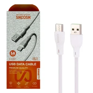 کابل شارژ فست تایپ سی شوش مدل SH403C طول 1.1 متر با گارانتی