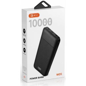 پاوربانک 10000 ميلی آمپر BYZ مدل WD5