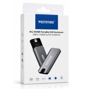 باکس هارد اکسترنال USB3.1 WEETOTUNG - M2 NVMe فلزی