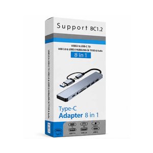 هاب USB3.0 و TYPE-C هشت کاره