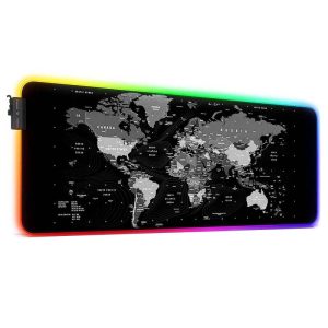 موس پد RGB World Map گيمينگ 30*80
