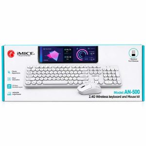 کيبورد و موس بی سيم iMice مدل AN-500