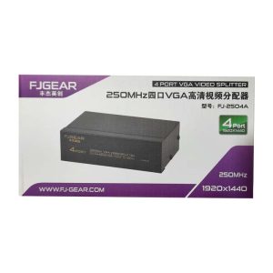 اسپليتر 1 به 4 VGA آداپتور دار مدل FJ-2504A