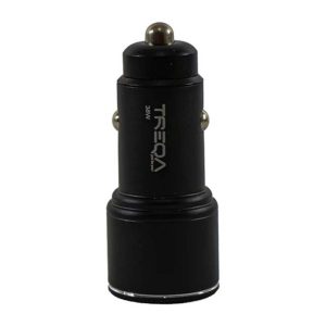 شارژر فندکی 38 وات 2 خروجی ترکا مدل CC-322