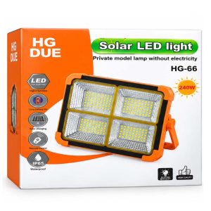 پروژکتور خورشيدی 300 وات HG DUE مدل HG-66