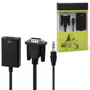 مبدل VGA به HDMI با صدا مدل HDCP