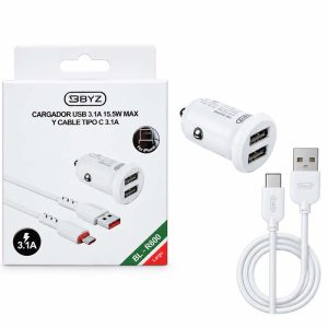 شارژر فندکی 15.5 وات 2 خروجی BYZ (بی وای زد) مدل BL-R500